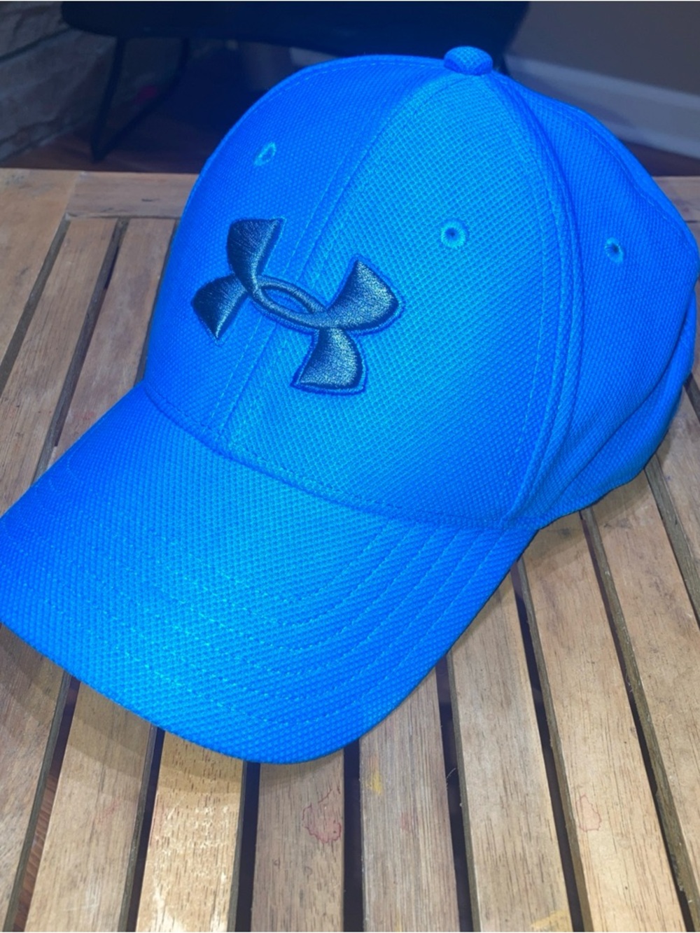 Under Armour Electric Blue Logo Baseball Hat